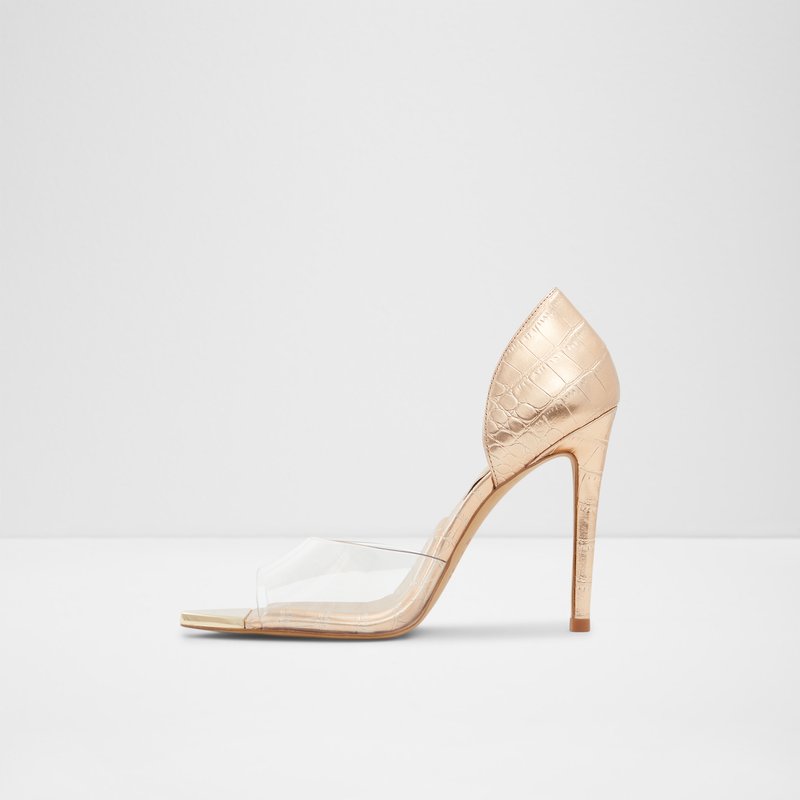 Talons Hauts Aldo Gwendassi Femme Rose Doré | NVHGQL-093