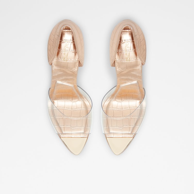Talons Hauts Aldo Gwendassi Femme Rose Doré | NVHGQL-093