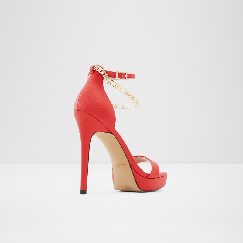 Talons Hauts Aldo Scarlettchain Femme Rouge | BPTXIC-325
