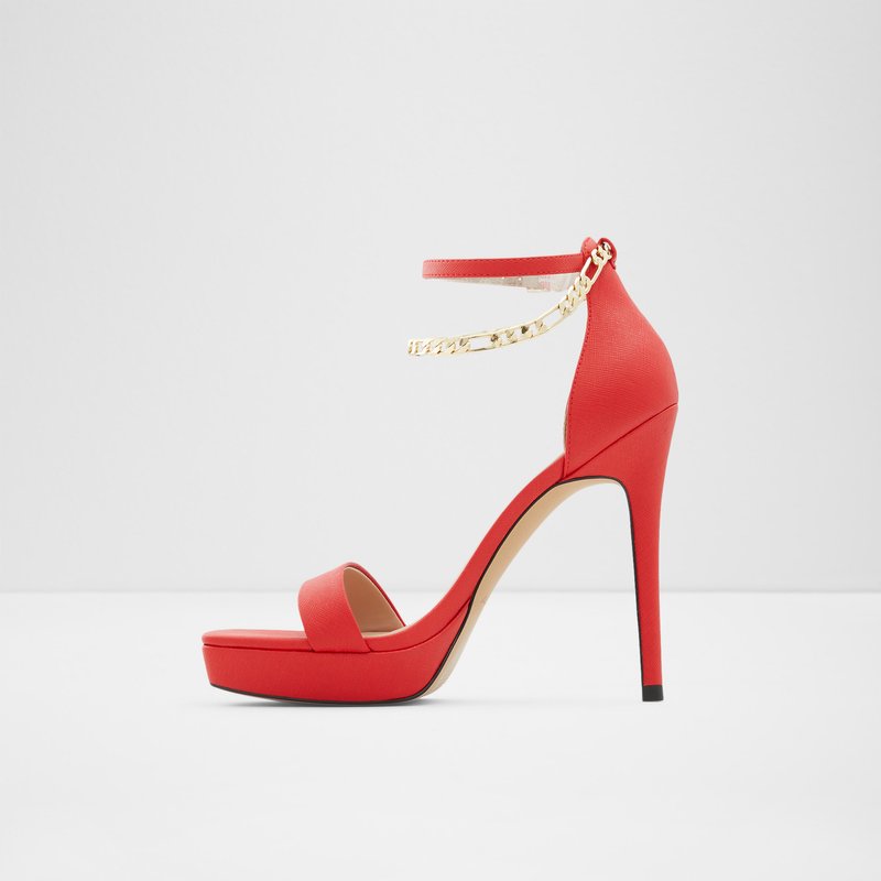 Talons Hauts Aldo Scarlettchain Femme Rouge | BPTXIC-325