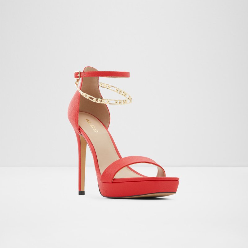 Talons Hauts Aldo Scarlettchain Femme Rouge | BPTXIC-325