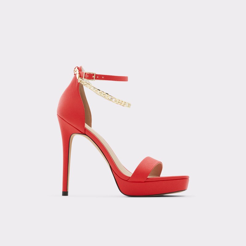 Talons Hauts Aldo Scarlettchain Femme Rouge | BPTXIC-325