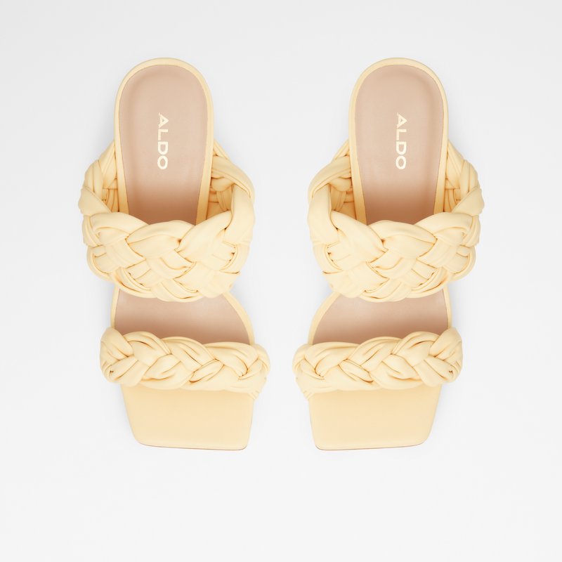 Talons Hauts Aldo Wovella Femme Jaune Clair | XAZKLI-869